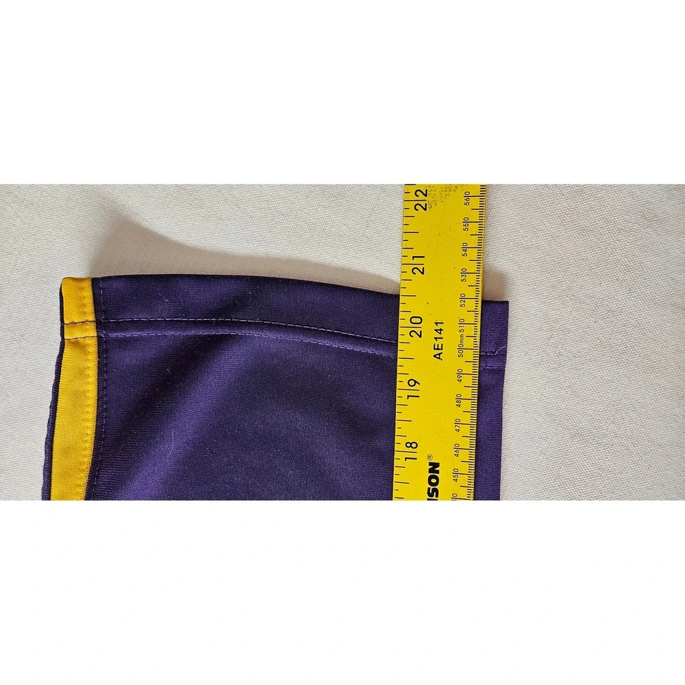 Nike LSU Tigers Purple Gold Track Pants Boys Size 7 Youth Athletic Sweatpants